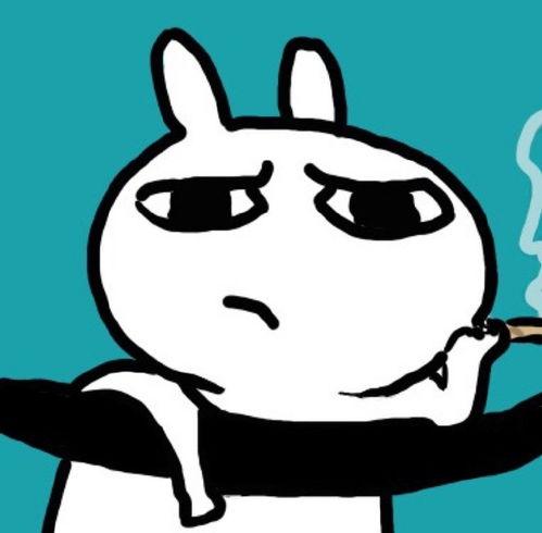 兔子吃瓜表情包五彩,趣味横生的网络文化现象